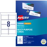 Avery Printable Placards - 85 x 54mm - 40 cards - 260g/m2 (C32072)