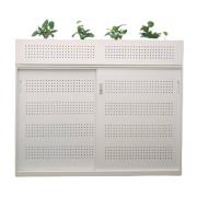 Steelco Aier Cabinet Steel Sliding Door 1015h x 1600w x 450dmm In White Satin