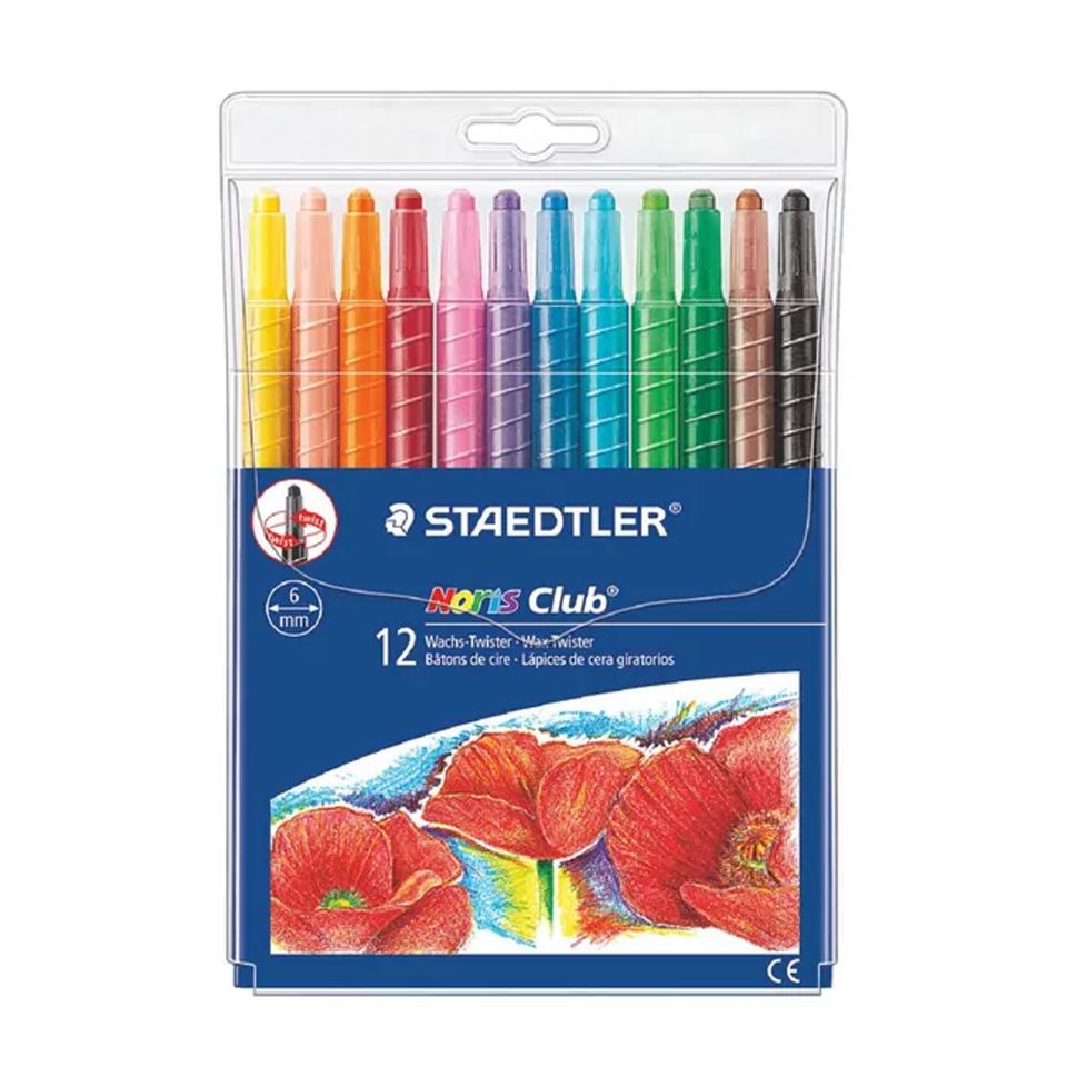 Noris Club Wax Twister Crayons Pack 12 | Winc