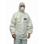 Disposable Coverall Chemguard White Size Medium