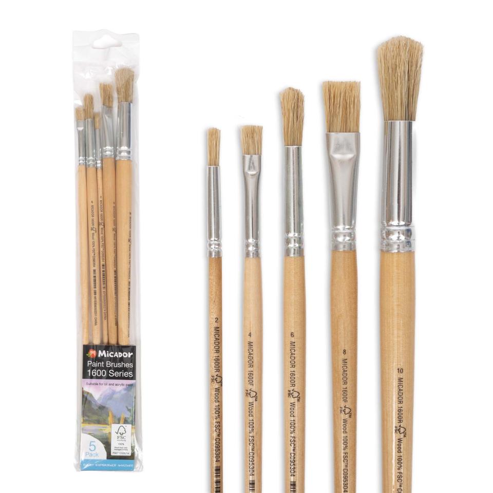 Micador Series 1600 Brushes Pack of 5 Image
