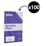 Winc Matt Photo Paper Double Sided A4 200gsm White Pack 100