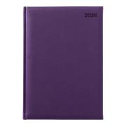 Winc 2026 Soft Touch Hard Cover Diary A4 Day to Page Purple