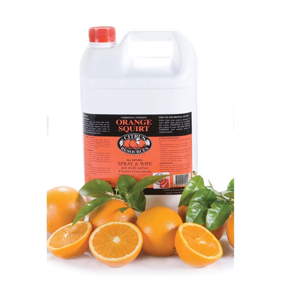 Oates Research Orange Squirt Geca Certified Multipurpose Cleaner 5L
