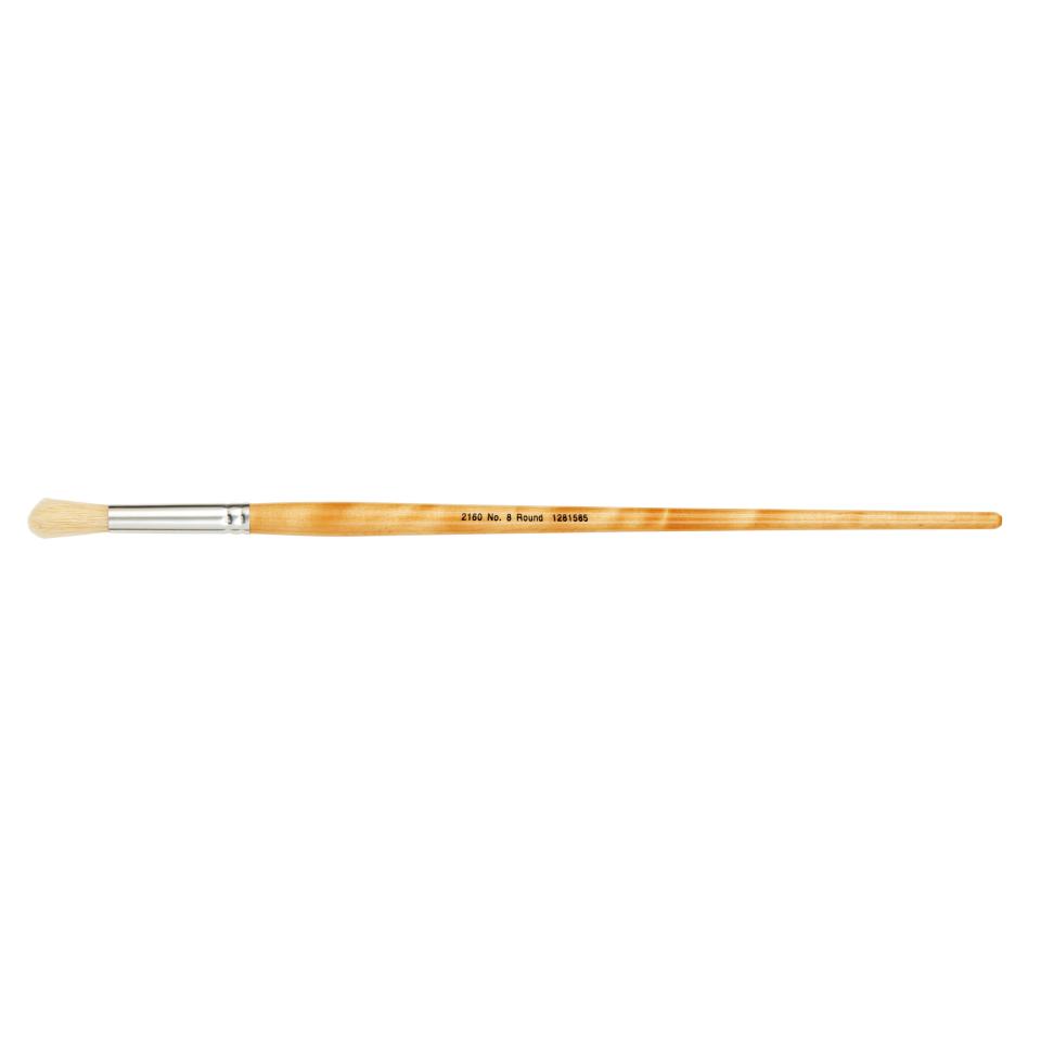 Winc 2160 Round Paint Brush No.8 Hog Hair