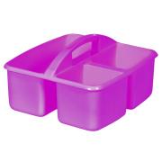 Elizabeth Richards Plastic Caddy 3 Sections Small Purple