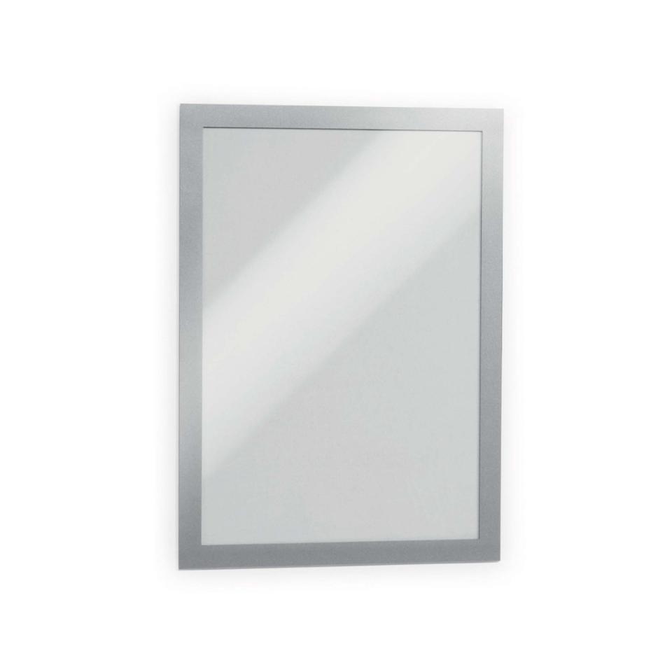 Duraframe A4 Sign Holder Adhesive Back Sliver Pack 2 Image