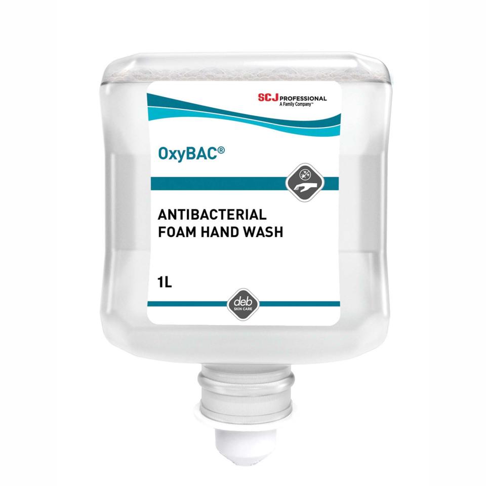 SC Johnson Pro Oxybac Antibac Foam Hand Wash 1L Cartridge