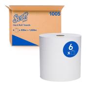 Scott Hard Roll Paper Towels 1005 6 Rolls 1830m Total