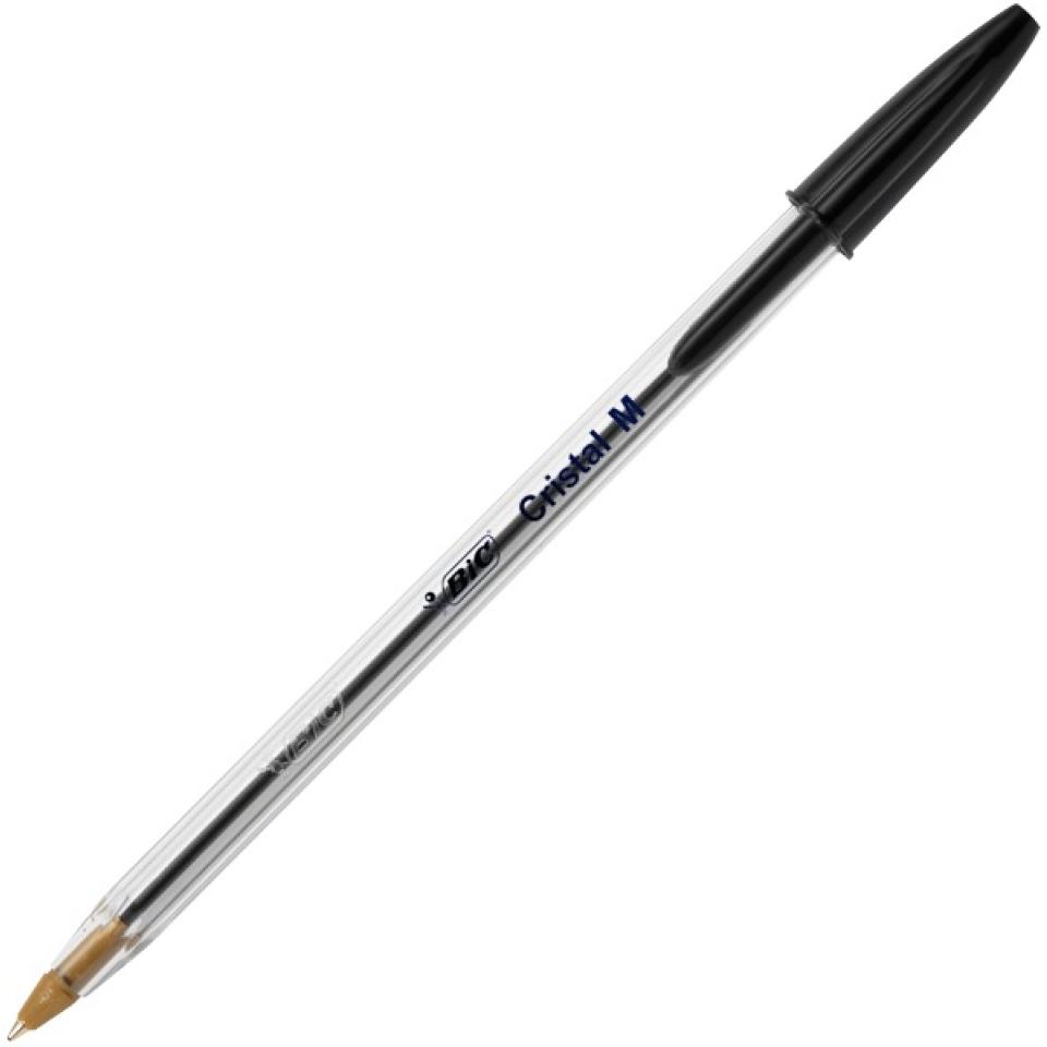 5 Star Ball Pen Pack Of 20 - 1.0mm Tip, 0.4mm Line, Black Ink, Comfort Grip