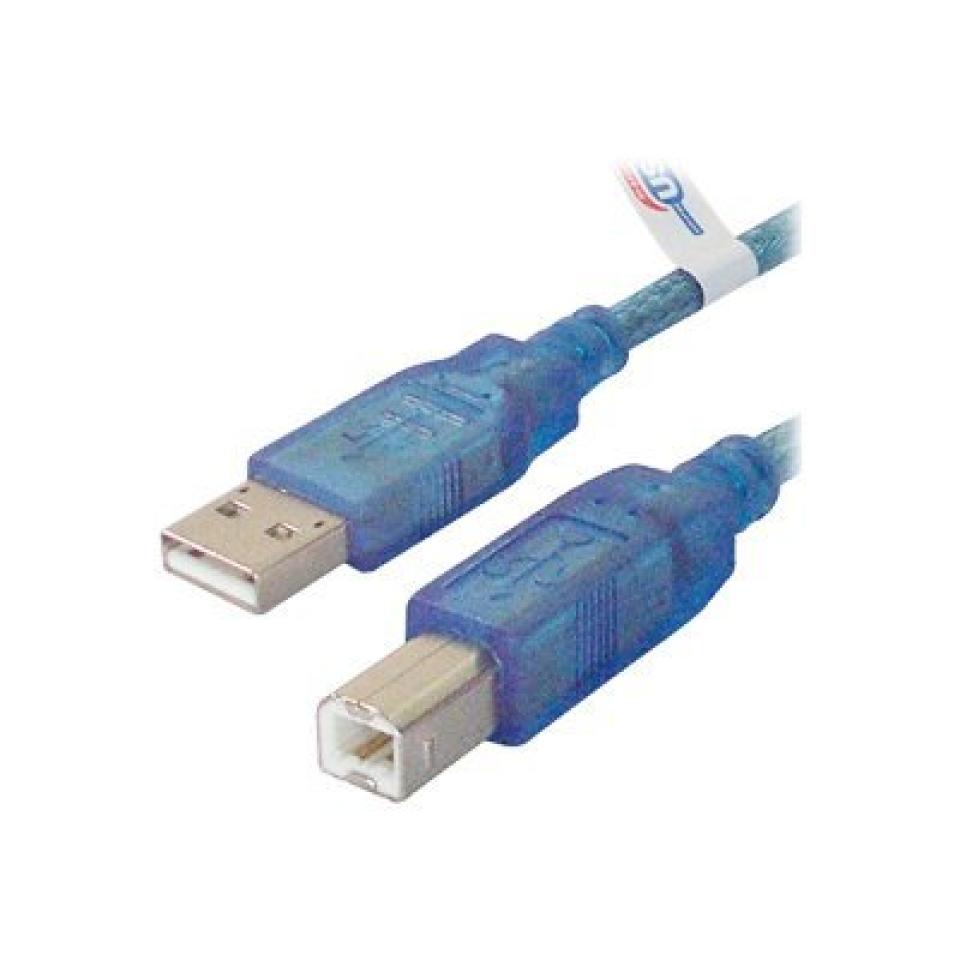 Comsol USB 2.0 A Male to B Male Peripheral Cable - 1 m