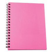 Spirax 511 Side Opening Hard Cover Notebook 225X175mm 200 Page Pink