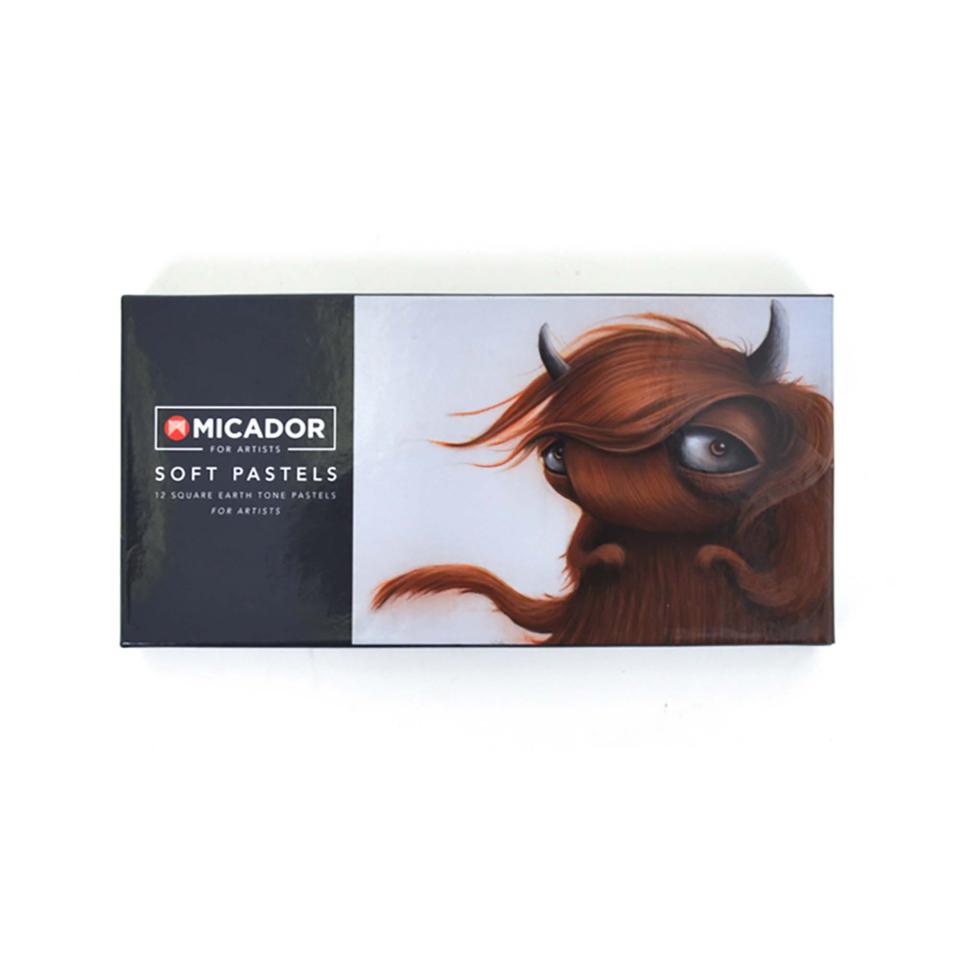 Micador For Artists Soft Pastels Sepia Pack 12