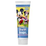 Oral-B Stages Mickey Mouse Berry Bubble Fluoride Toothpaste For Kids 92g