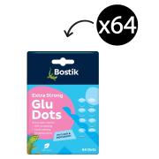 Bostik Removable Extra Strong Glue Dots 64 Dots