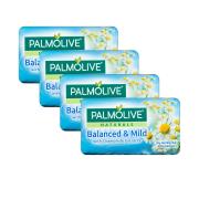 Palmolive 1505804 Bar Soap White 90g Pack 4