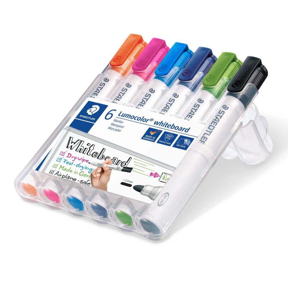 Staedtler Lumocolor Whiteboard Marker Bright Pack 6 Winc