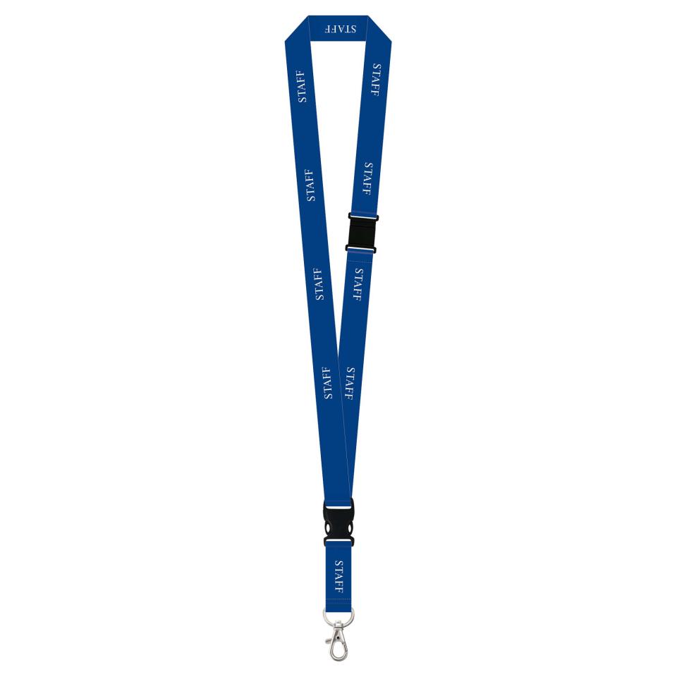 Corporate Express Pre-Printed Staff Lanyards Blue Pack 5 | Winc