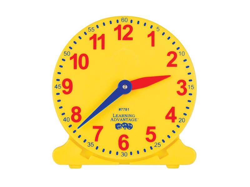Educational Colours Student Clocks 10cm Diameter Set 6 | Winc