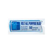 Austar Bin Liners All Purpose 82 Litre Blue Roll 50 Carton 500