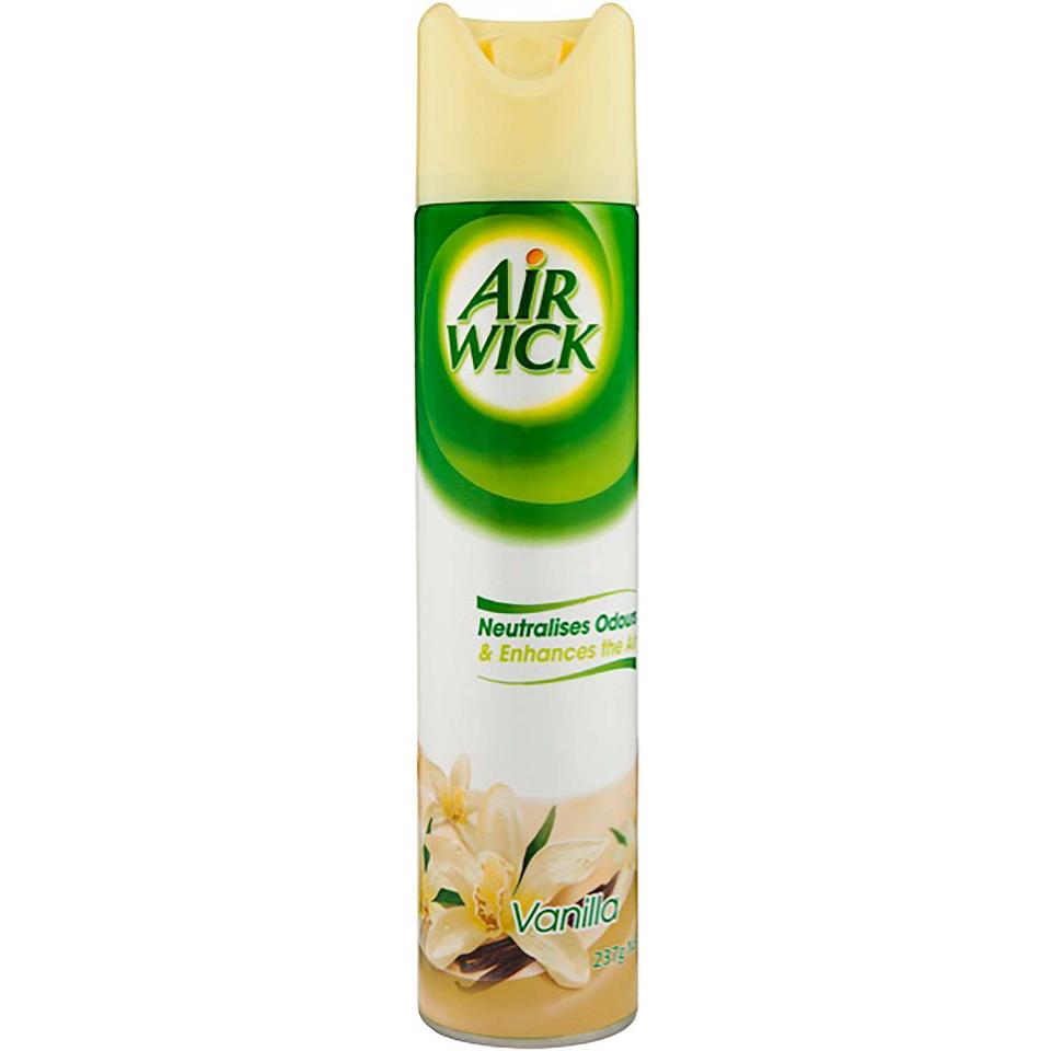 Air Wick Aerosol Vanilla Air Freshener Propellant Free 237g