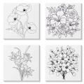 Thumbnail image of Arbee Canvas Pre Printed Designs Pack Of 4