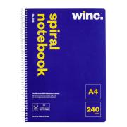 Winc Spiral Notebook No. 336 A4 240 Pages