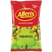 Allens Pineapples Lollies 1.3kg