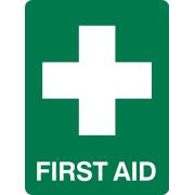 Brady 835331 First Aid Sign Polyproylene 450H X 300W mm
