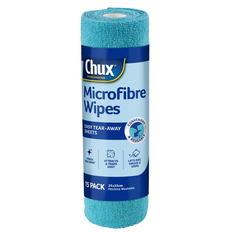 Chux Microfibre Wipes Roll Pk15 Image
