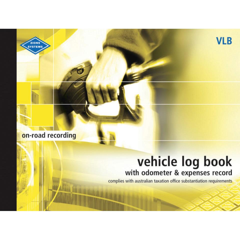 Zions Vlb Vehicle Log Book 72 Pages 190X250mm