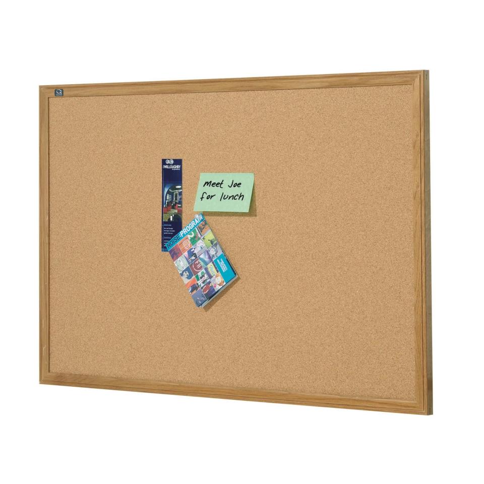 Quartet Corkboard Oak Frame 900X1200Mm Image