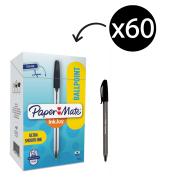Papermate Inkjoy 100 Ballpoint Pen Medium 1.0mm Black Box 60