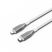 Cygnett Armoured Gen2 Lightning To USB-C Cable 1m White