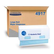 Kimberly Clark Professional Large Wiper Roll Dispenser 4917 1 White Enamel Dispenser