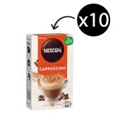 Nescafe Cafe Menu Cappuccino Coffee Sticks 12.5g Box 10