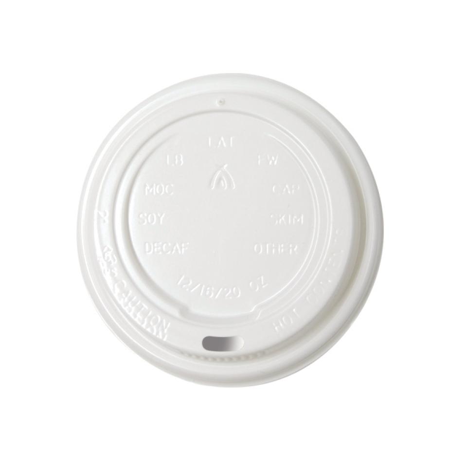 Tailored Packaging Lid For Cup 12Oz White Carton 1000