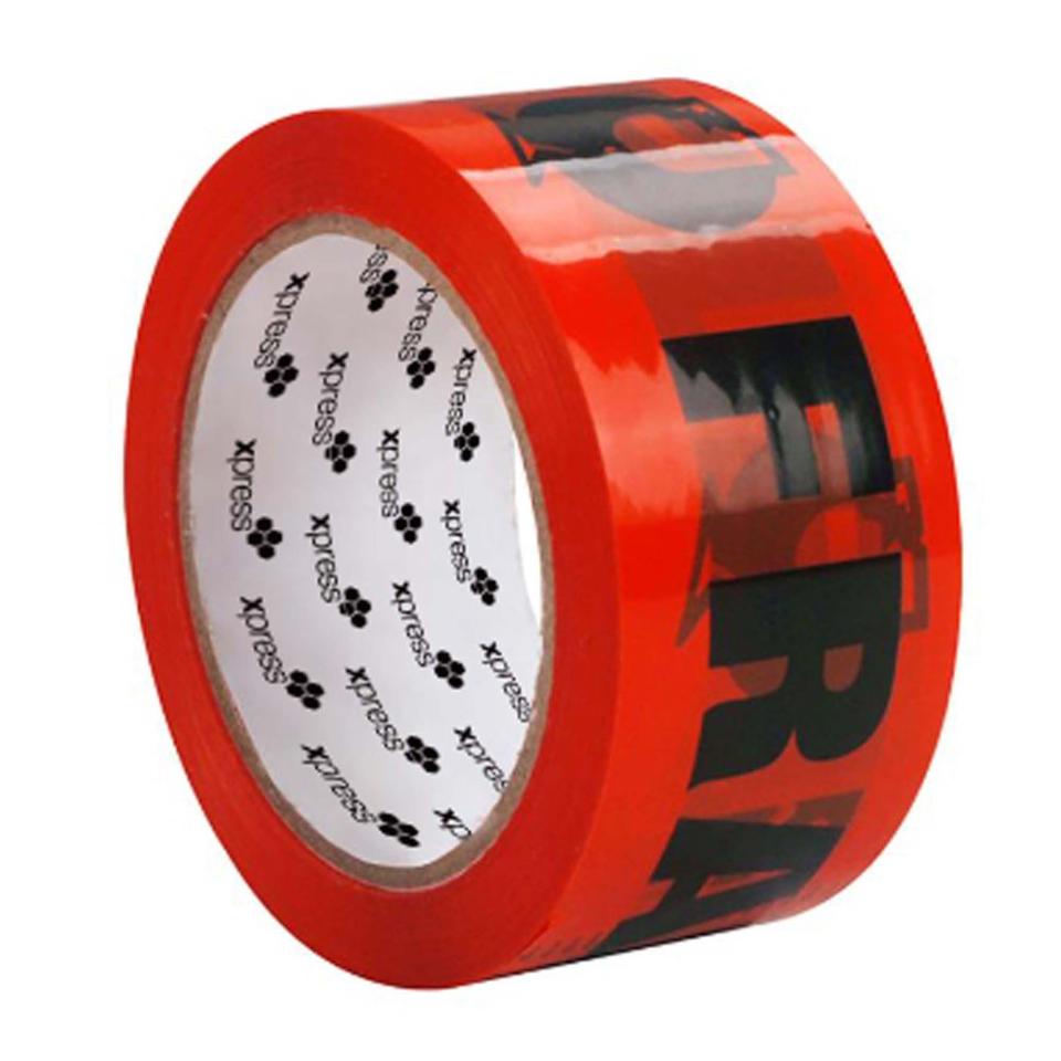 Xpress Fragile Packaging Tape 48mm X 66m Orange Roll Image