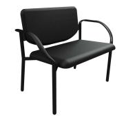 Chair Solutions Venice Linea Bariatric Black 4 Leg Arms Warwick Lustrell Charisma Black