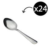 Connoisseur Flat Stainless Steel Dessert Spoon Box 24