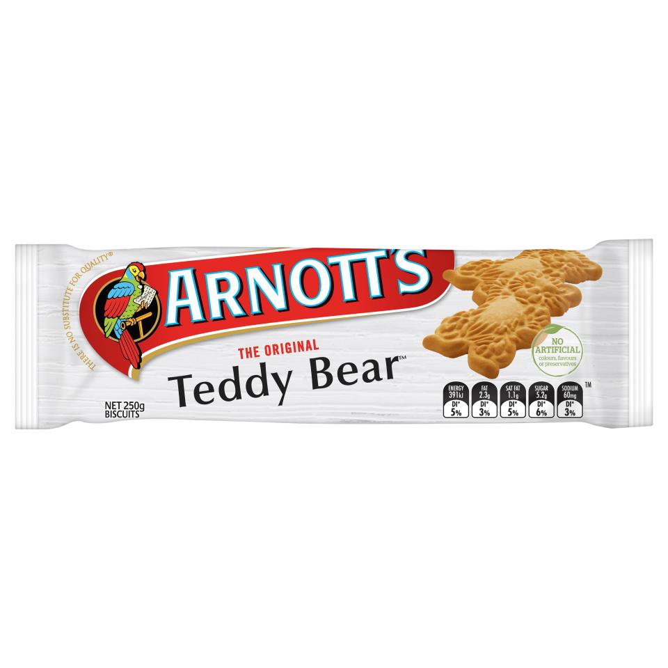 Arnotts Teddy Bear Biscuits 250g