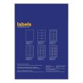 Winc Laser Labels 105 x 37mm 16 Per Sheet Pack White 100 Sheets | Winc