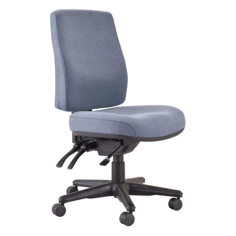 Buro Roma HB Chair 3 Lever Upholstered Seat and Back with Safetex ...