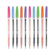 Artline Smoove Ballpoint Pen Medium 1.0mm Assorted Bright Colour Box 10