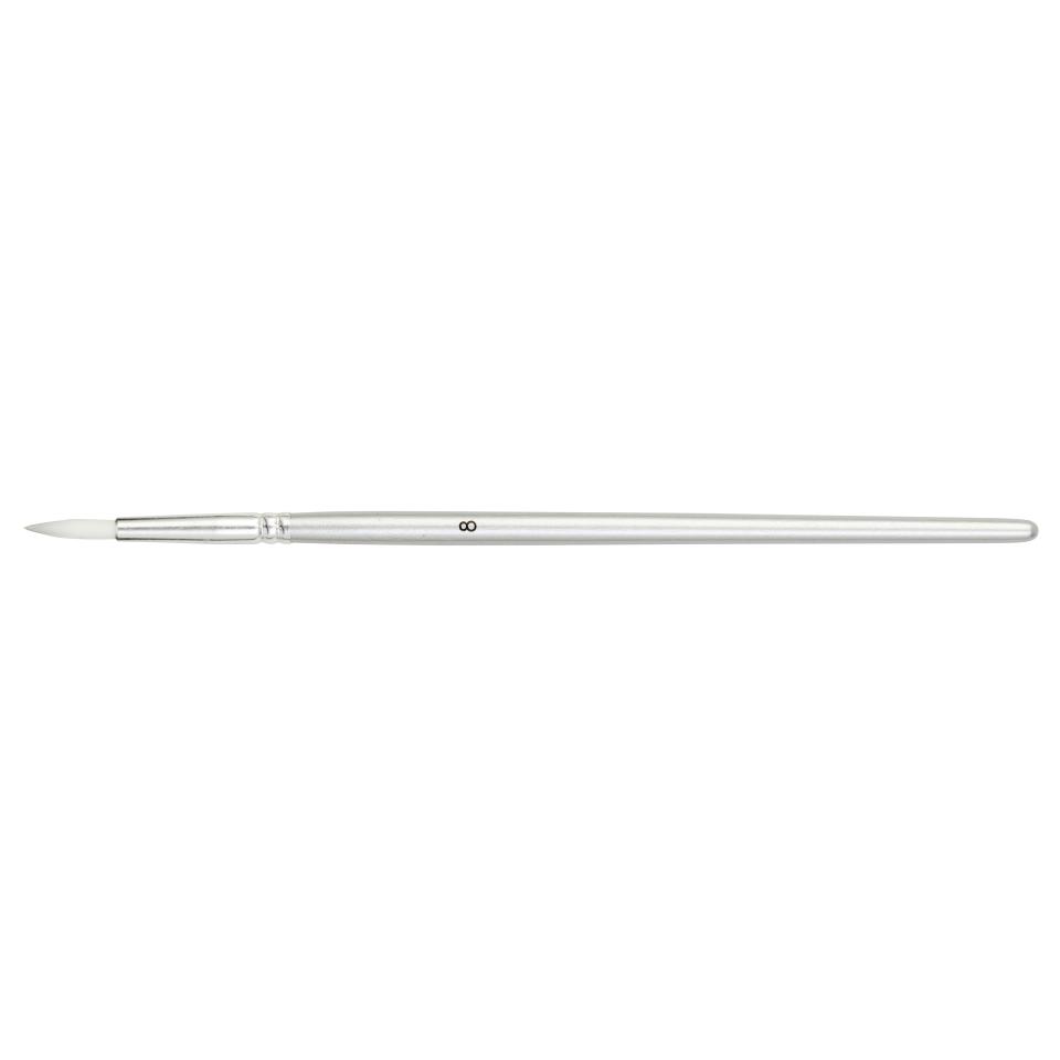 Winc 620 Round Paint Brush No.8 White Taklon