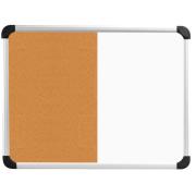 Winc Cork Board/Whiteboard Aluminium Frame 600x450mm