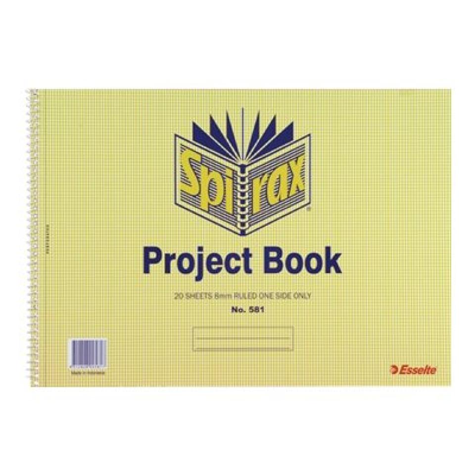 Spirax 581 Project Book 252X360mm 40 Pages