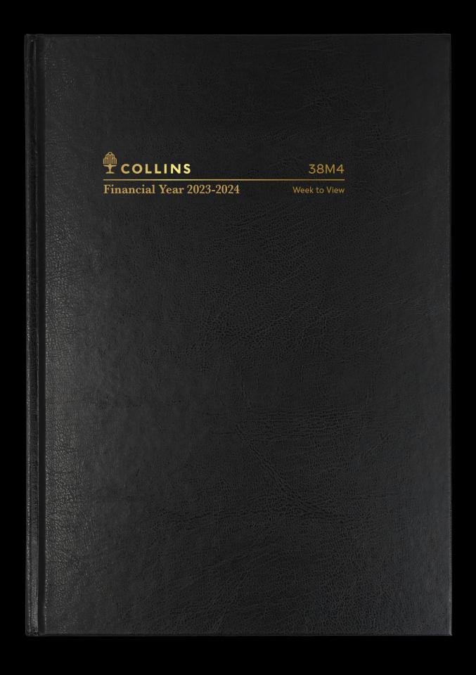 Collins Debden Financial Year Diary A5 Week To Opening 2022/2023 Winc