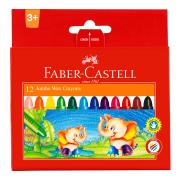 Faber-Castell Jumbo Wax Crayons Bright Pack 12