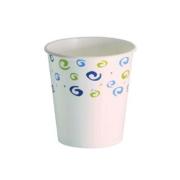 Huhtamaki Paper Water Cup Blue And White 115ml Pack 50
